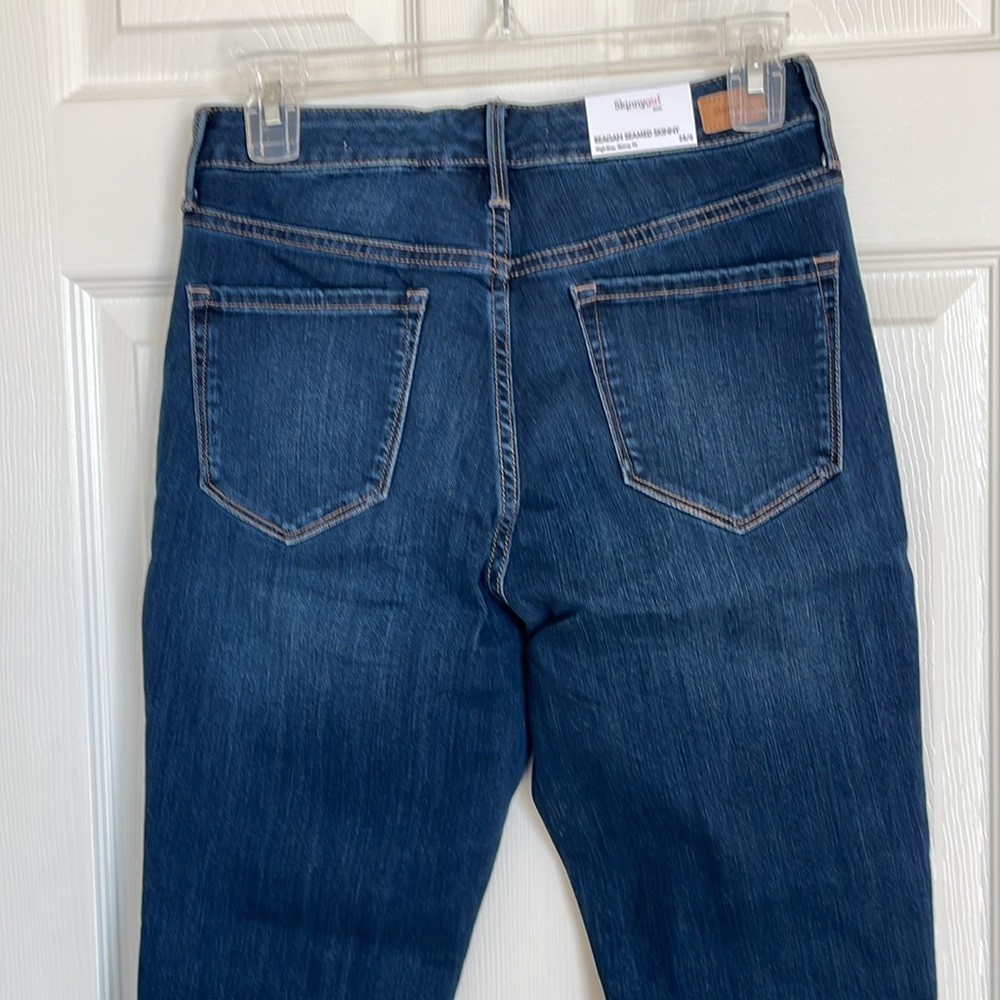 New! Skinnygirl Reagan Seamed Skinny Ankle Jeans Size 28/6 - Picture 7 of 10